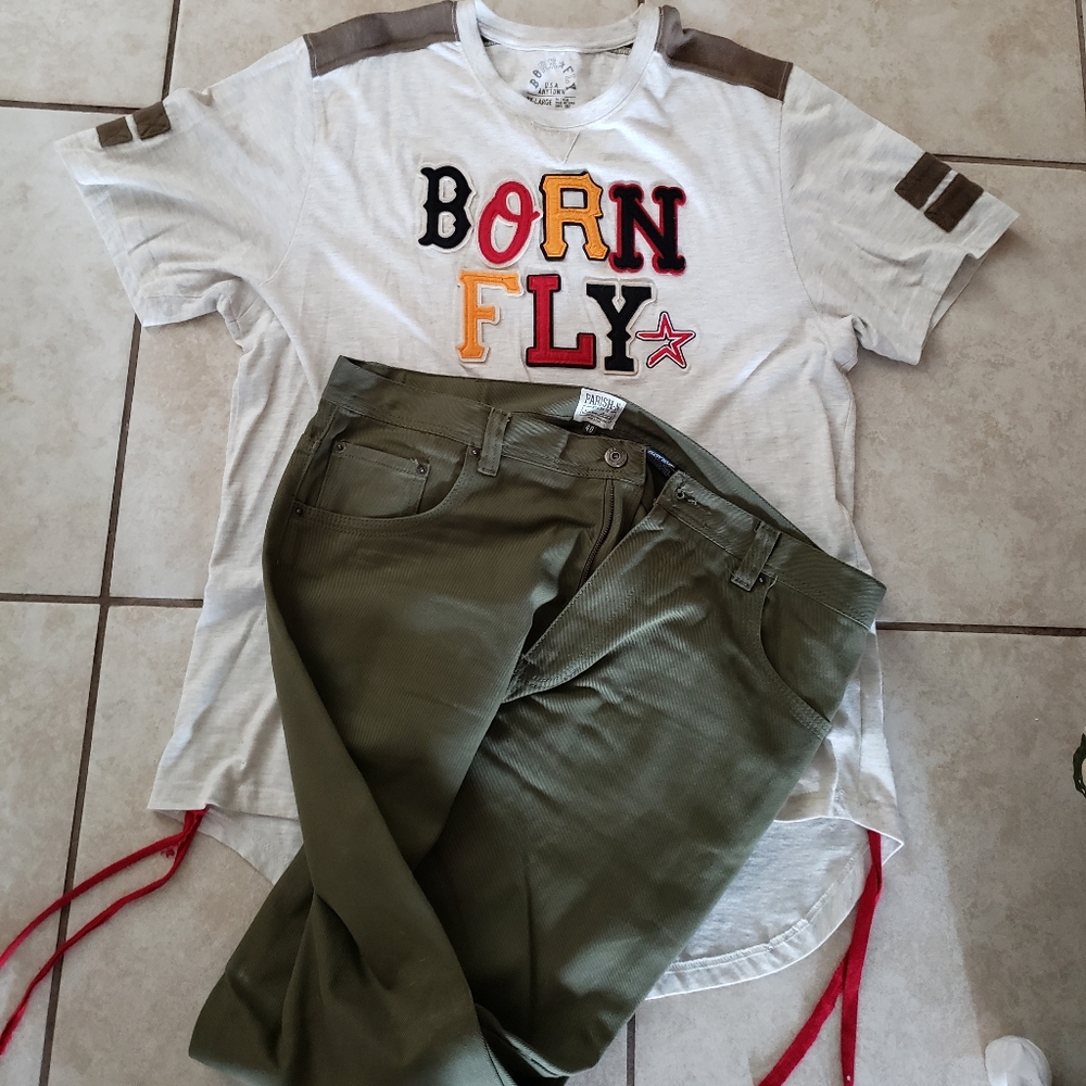 BornFly Shirt & Parish Jeans